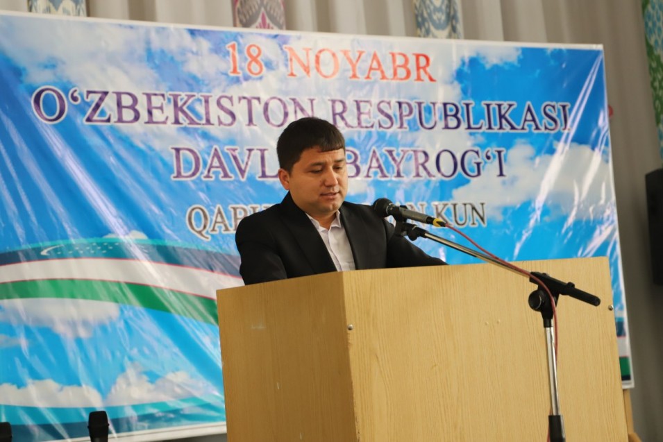 Ўзбекистон Республикаси Давлат байроғи қабул қилинганлигининг 31 йиллиги муносабати билан Бандихонда тадбир ўтказилди.